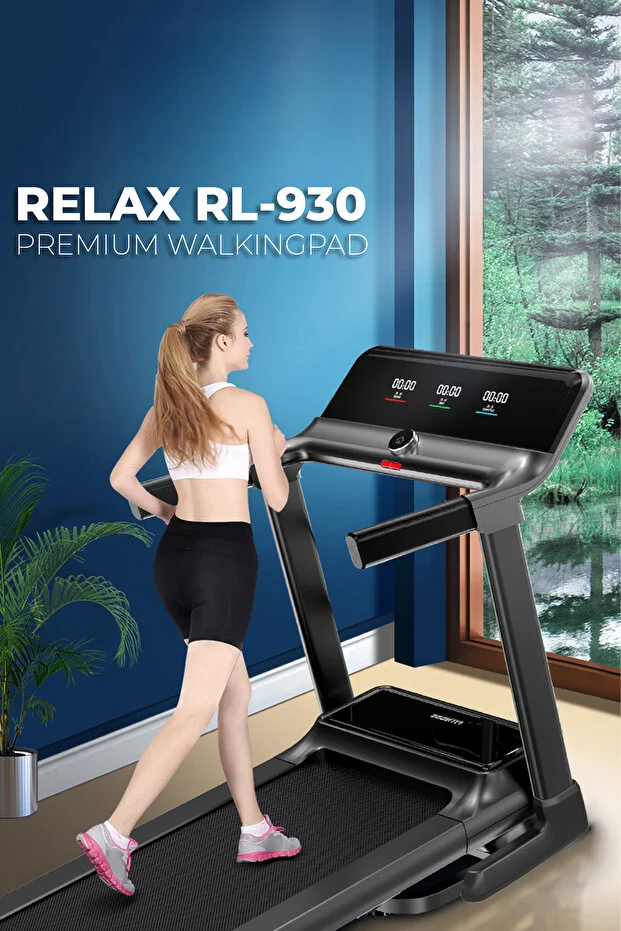 Relax Premium 14 Km Hız Bluetoothlu Katlanabilir Yürüme Ve Koşu Bandı 2.5 Hp Motor RL-930